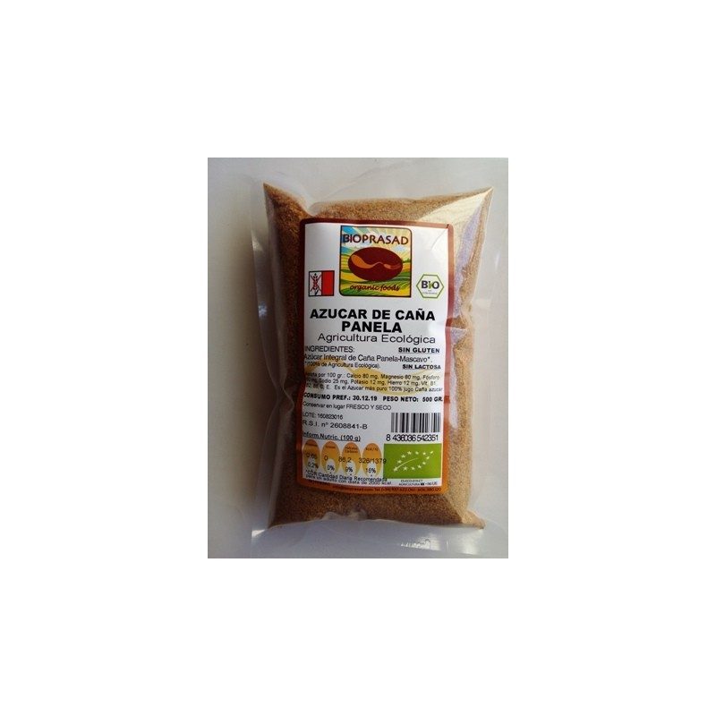 AZUCAR INTEGRAL DE CAÑA PANELA 500 GR. (foto 1)