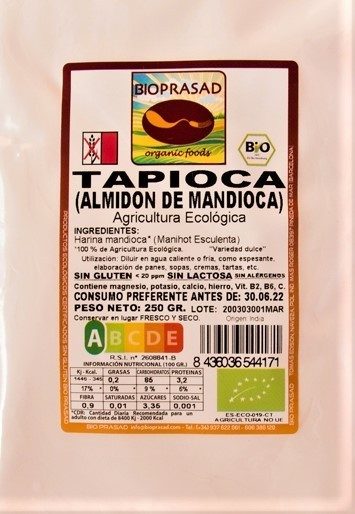 HARINA MANDIOCA-TAPIOCA DE 250 GR. (foto 1)