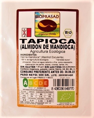 HARINA MANDIOCA-TAPIOCA DE 500 GR. (foto 1)