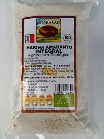HARINA AMARANTO DE 500 GR. (foto 1)