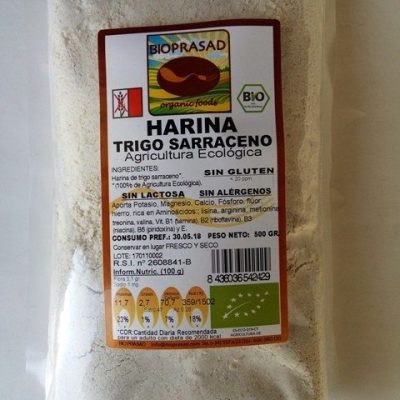 HARINA DE TRIGO SARRACENO 500 GR.
