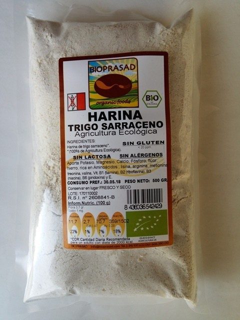 HARINA DE TRIGO SARRACENO 500 GR. (foto 1)