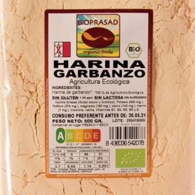 HARINA GARBANZOS 500 GR.