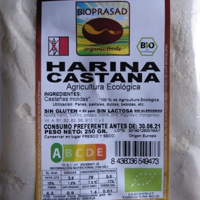 HARINA DE CASTAÑA 250 GR.