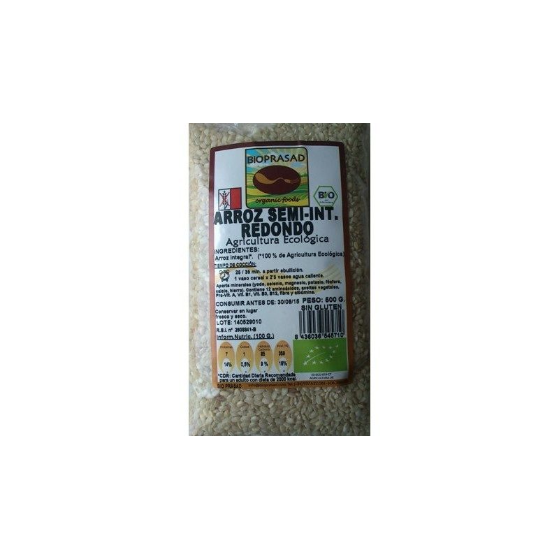 ARROZ REDONDO SEMI INTEGRAL 500 GR. (foto 1)
