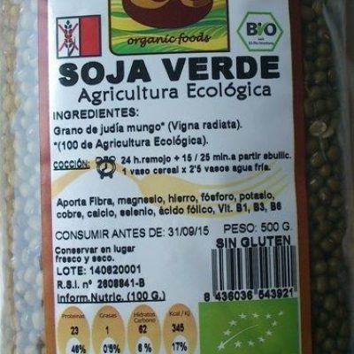 SOJA VERDE 500 GR.