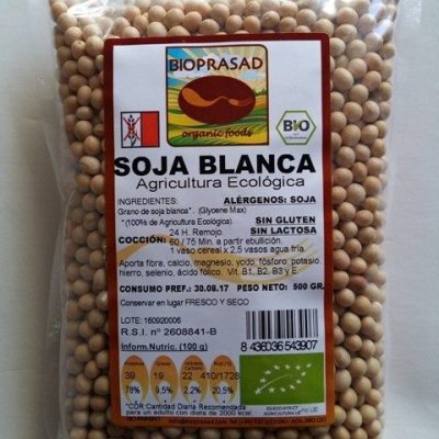 SOJA BLANCA 500GR.