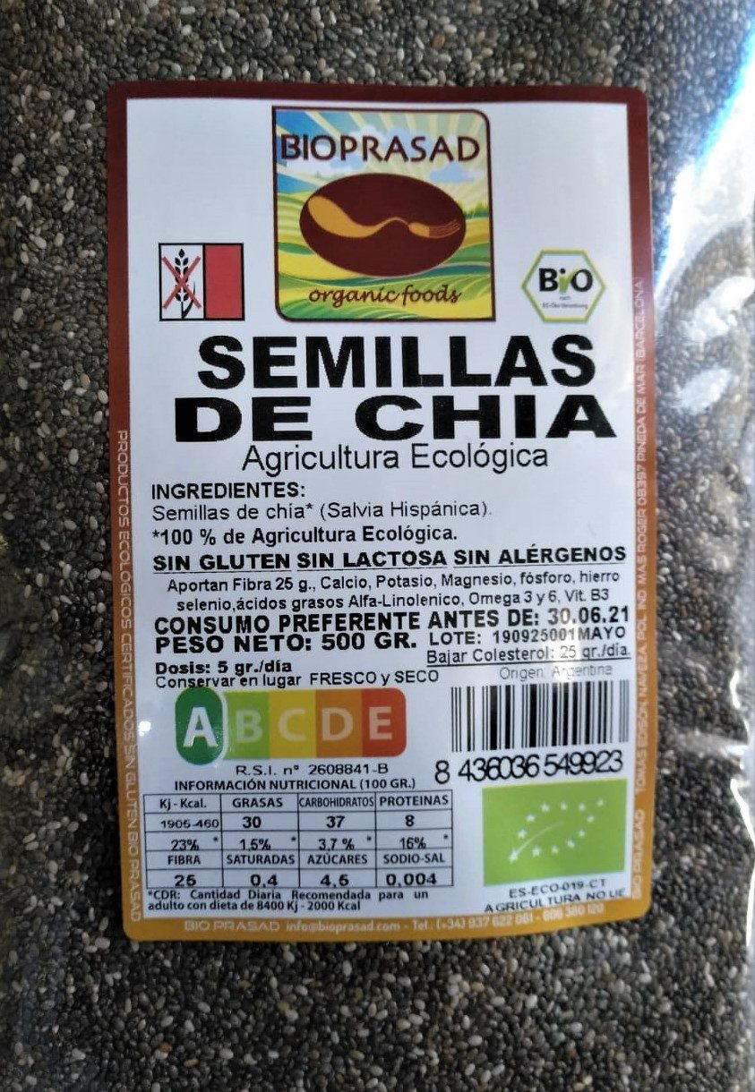 CHÍA 500 GR. (foto 1)