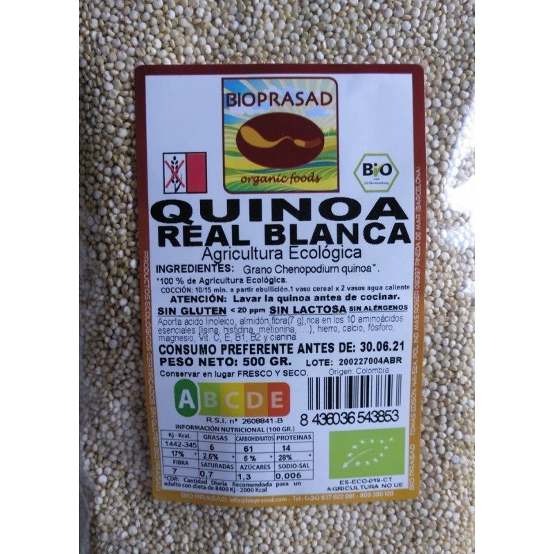 QUINOA REAL BLANCA 500 GR. (foto 1)