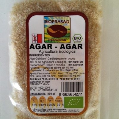 ALGA AGAR AGAR (POLVO) 100 GR.