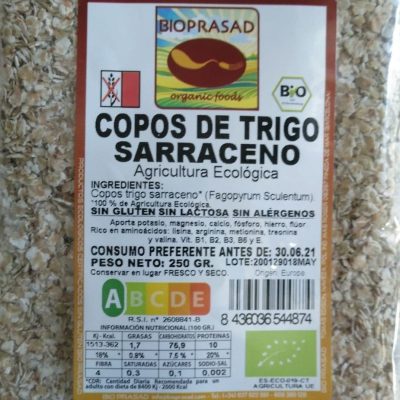 COPOS DE TRIGO SARRACENO 250 GR.