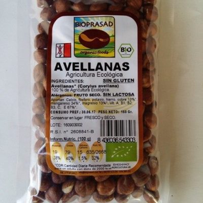 AVELLANA CRUDA 150 GR.
