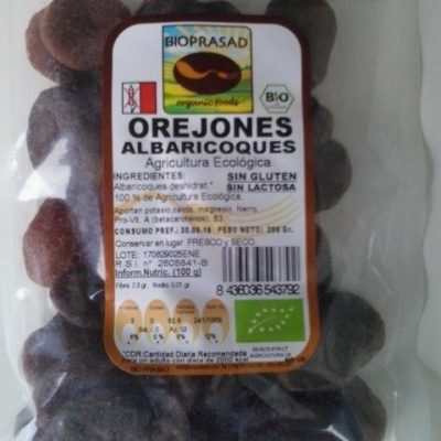 OREJONES DE ALBARICOQUE 200 GR.